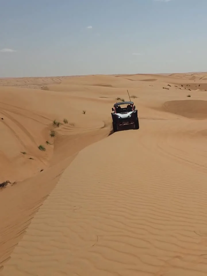FOX ATVs buggy on the dunes during the Desert Taste experience
