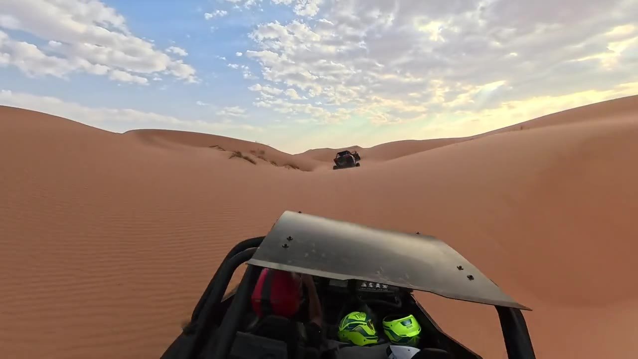 FOX ATVs buggy on the dunes during the Desert Taste experience