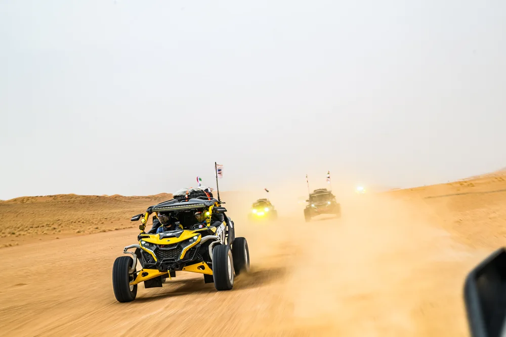 FOX ATVs buggies exploring together in Oman