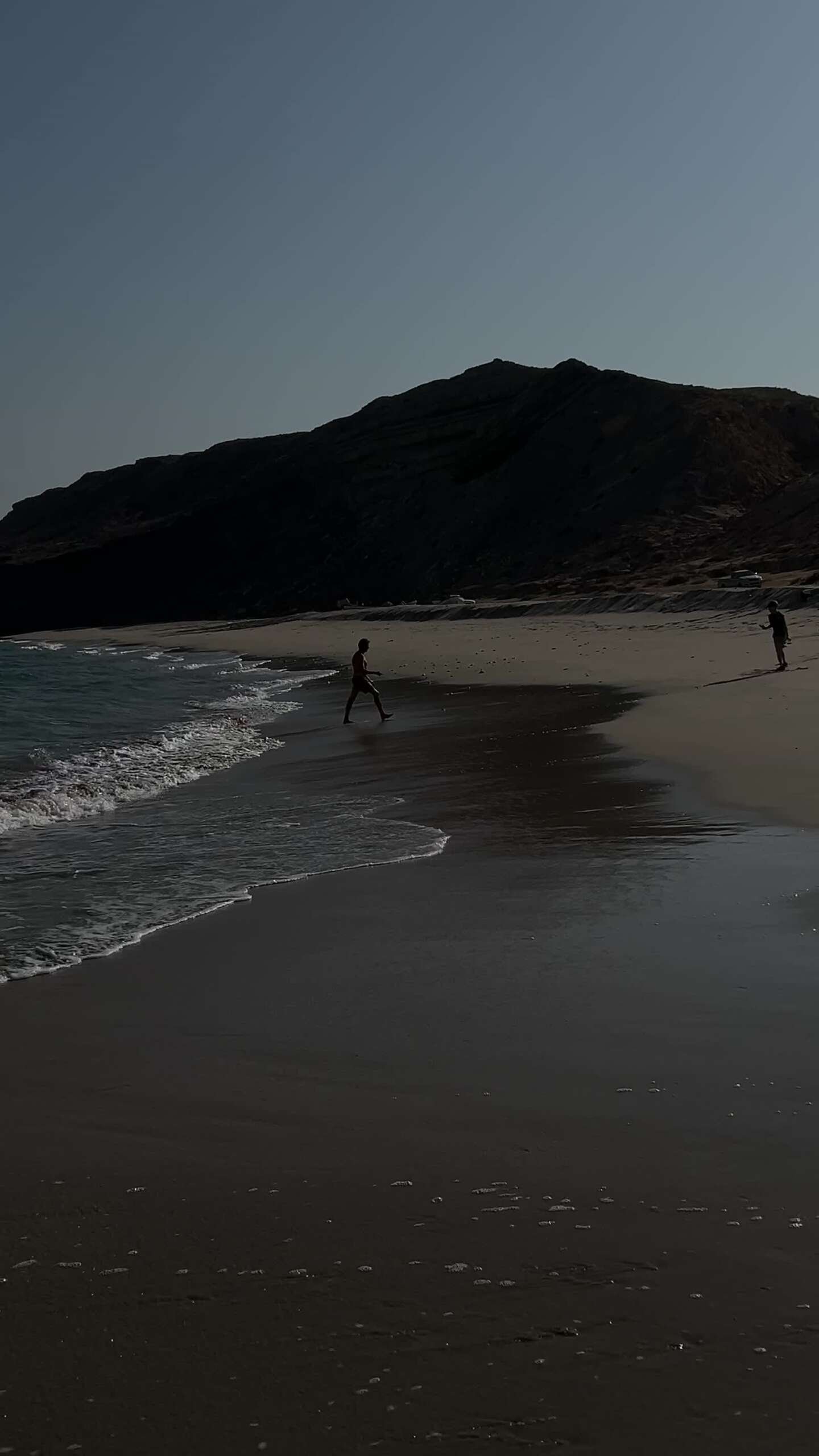 Waves on Oman’s eastern coastline near the expedition route